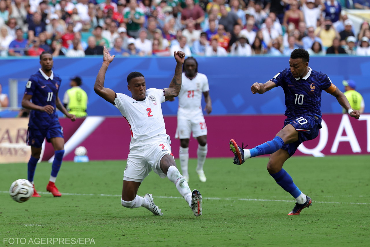 Mbappé történelmet írt az angolok elleni góljaival | Fotó: Agerpres/EPA