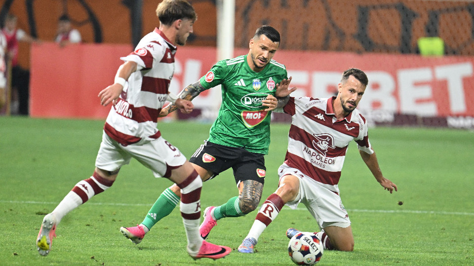 A meccset megnyerő Rapid vezetősége sportszerűségből jelest érdemel. | Fotó: Primasport