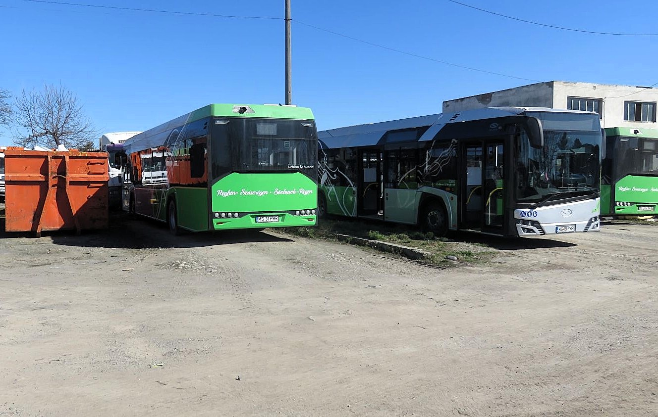 A buszok telephelyét is korszerűsítik | Fotó: ADR Centru