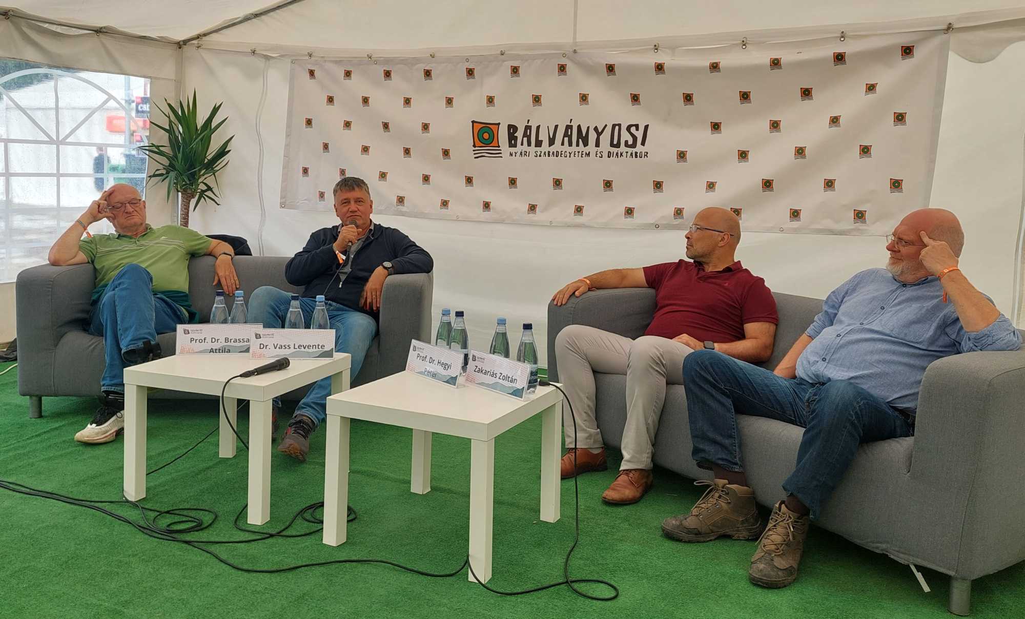 Brassai Attila, Vass Levente, Hegyi Péter és Zakariás Zoltán Fotó: Pataky István