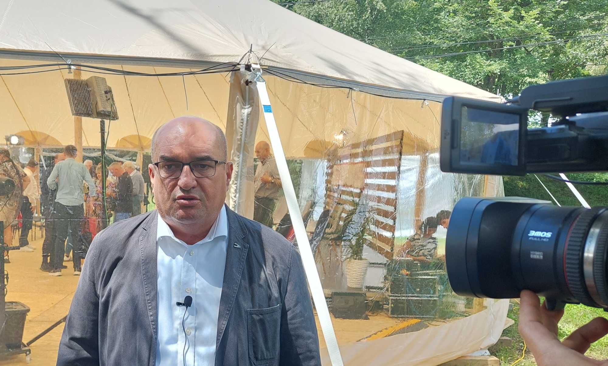 Brenzovics László a Tusványoson nyilatkozott lapunknak Fotó: Pataky István