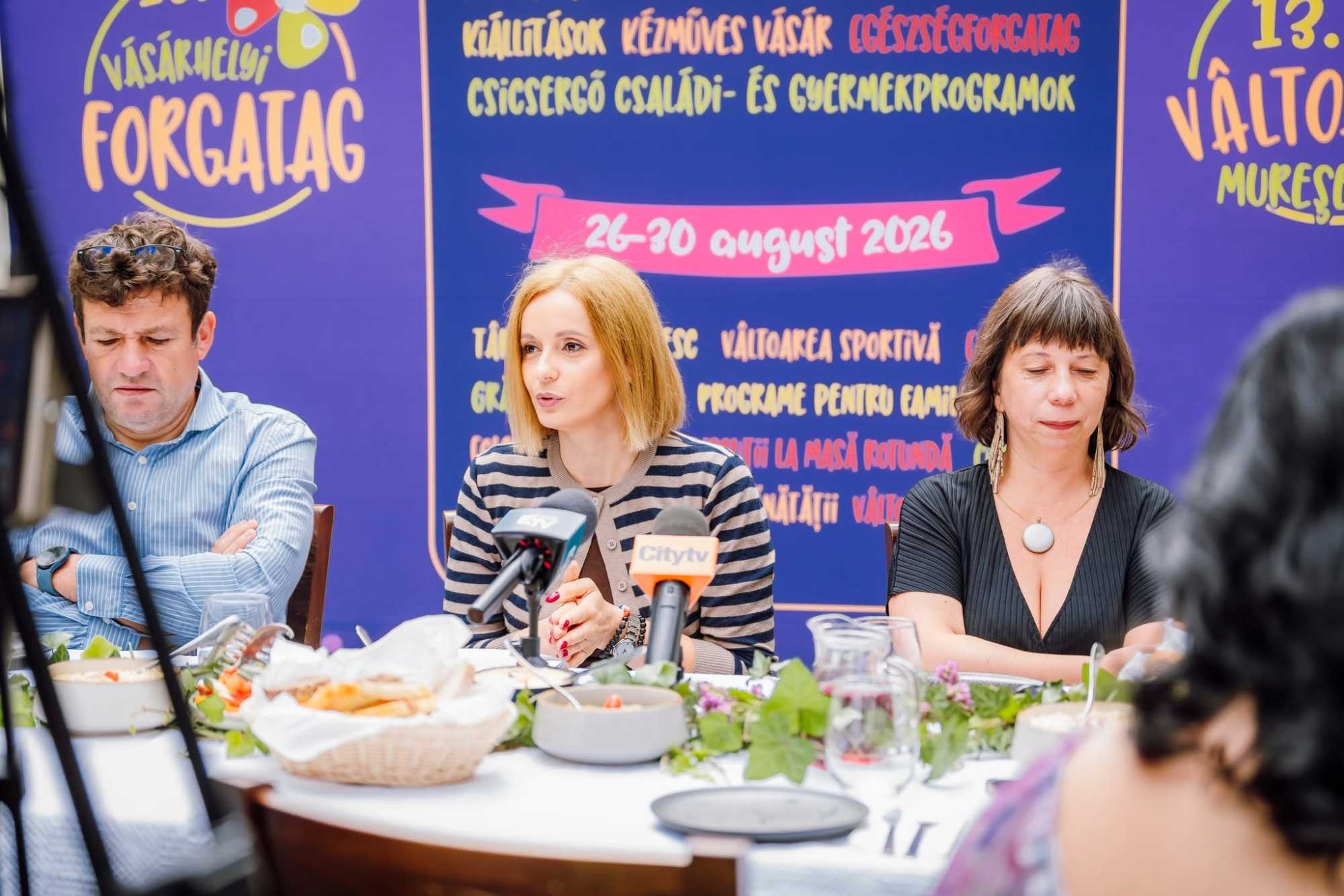 A Vásárhelyi Forgatag szervezői, Jakab István, Nagy Éva és Bálint Erika | Fotó: a szervezők