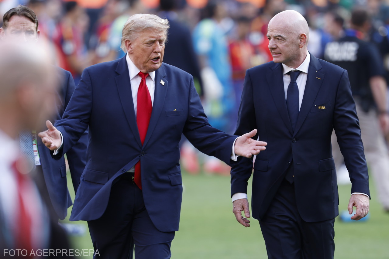 Donald Trump és Infantino szoros kapcsolatot ápol egymással | Fotó:. Agerpres/EPA