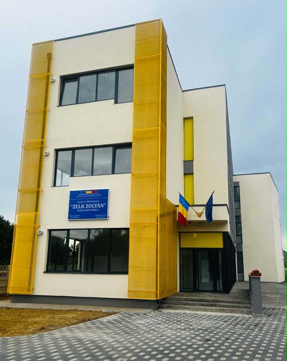 Új iskolai szárny.