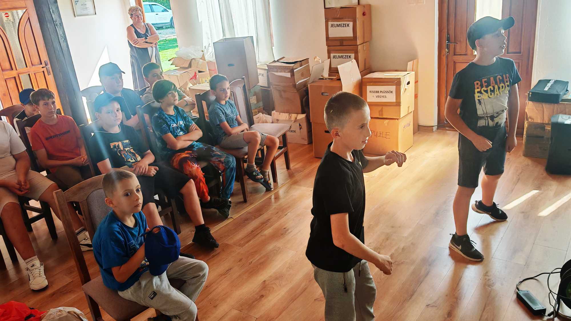 A táncoktatásnak is nagy sikere volt. A szerző felvétele