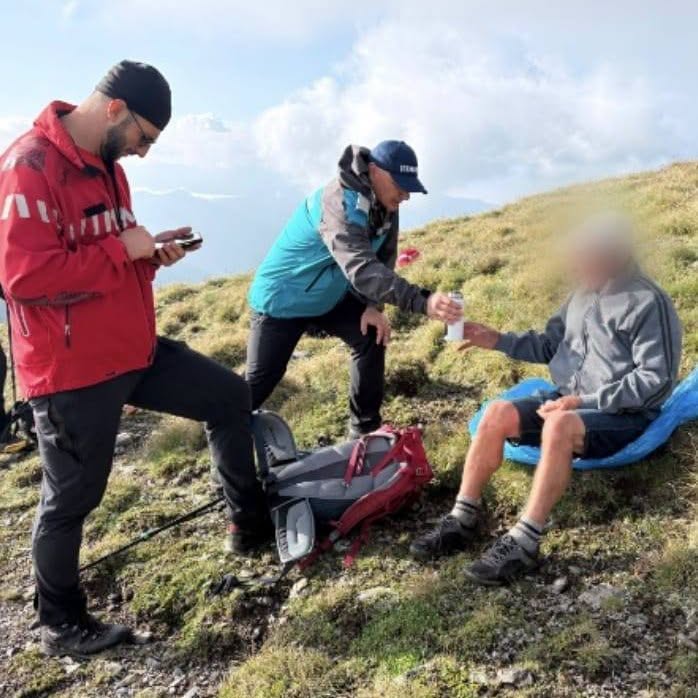 Nyolc óra után találták meg az eltévedt túrázót. | Fotó: Arges stiri