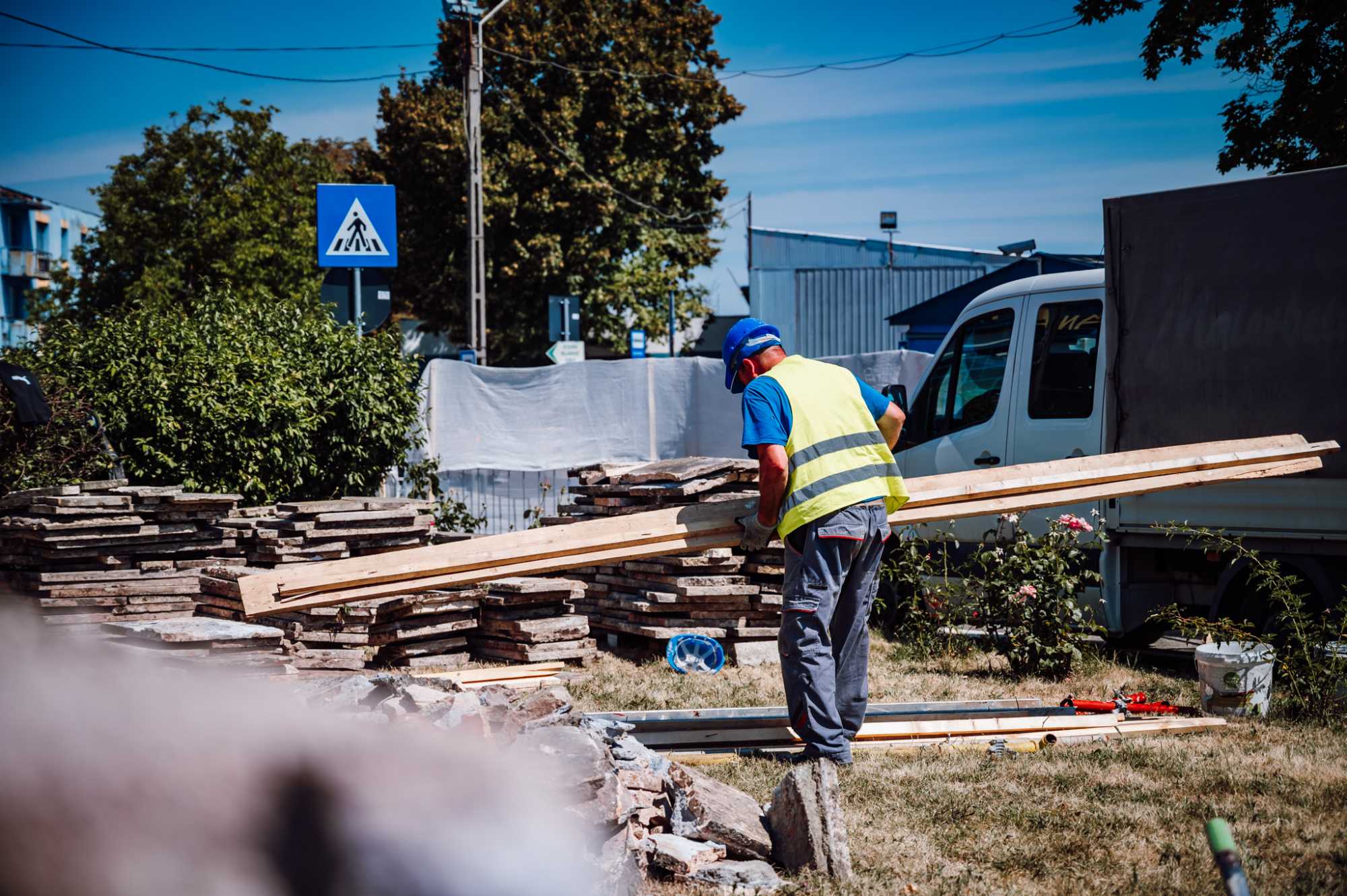 Augusztus végéig befejezik a munkát | Fotó: Bereczky Sándor