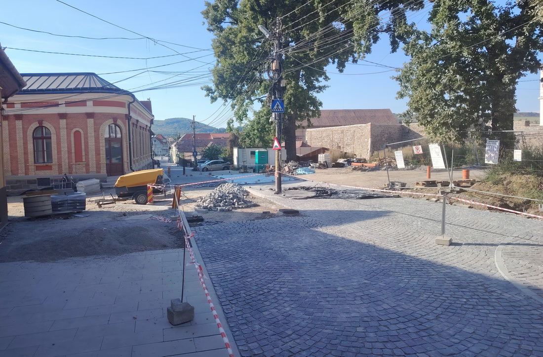A Tompa László utcában a végéhez közelednek a munkálatok | Fotó: Szász Csaba
