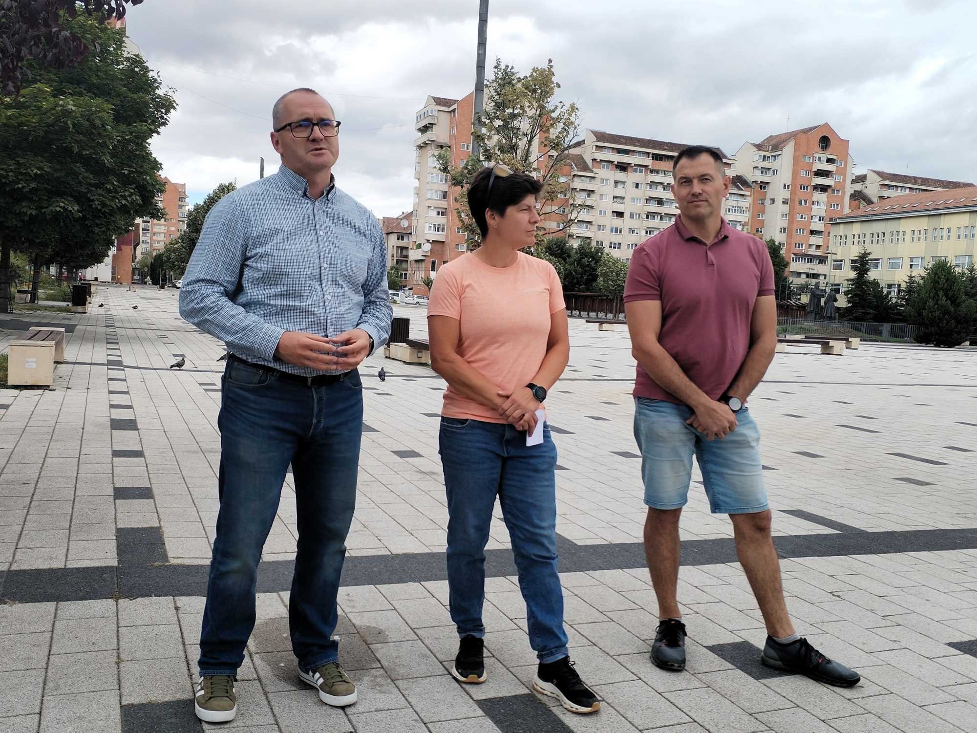 Korodi Attika, Miklós Edit és Ábrahám Előd. | Fotó: F.E.