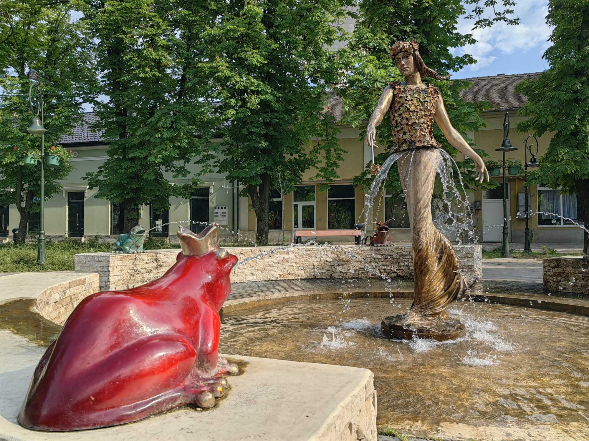 A nagyszalontai szökőkút | A szerző felvétele