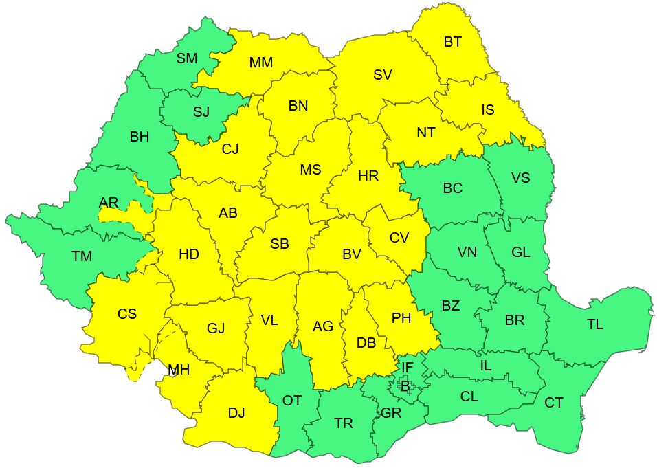 Délen kánikula, Erdélyben zivatarok miatt figyelmeztetnek. | Kép forrása: meteoromania.ro