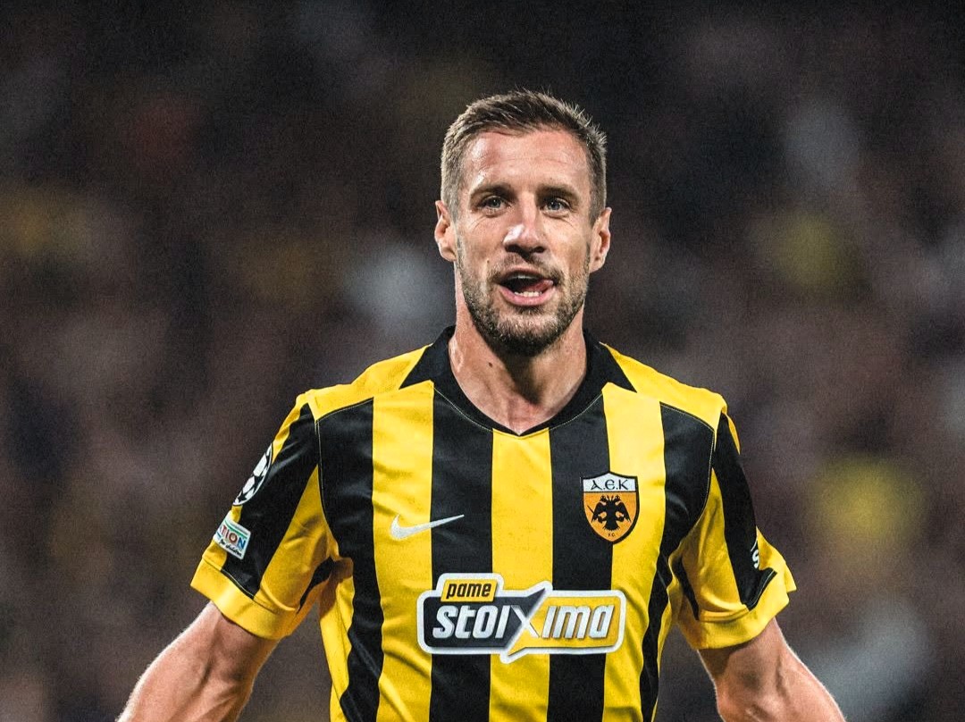 Alaposan belekezdett a gólgyártásba Varga Barnabás. | Fotó: AEK Athén