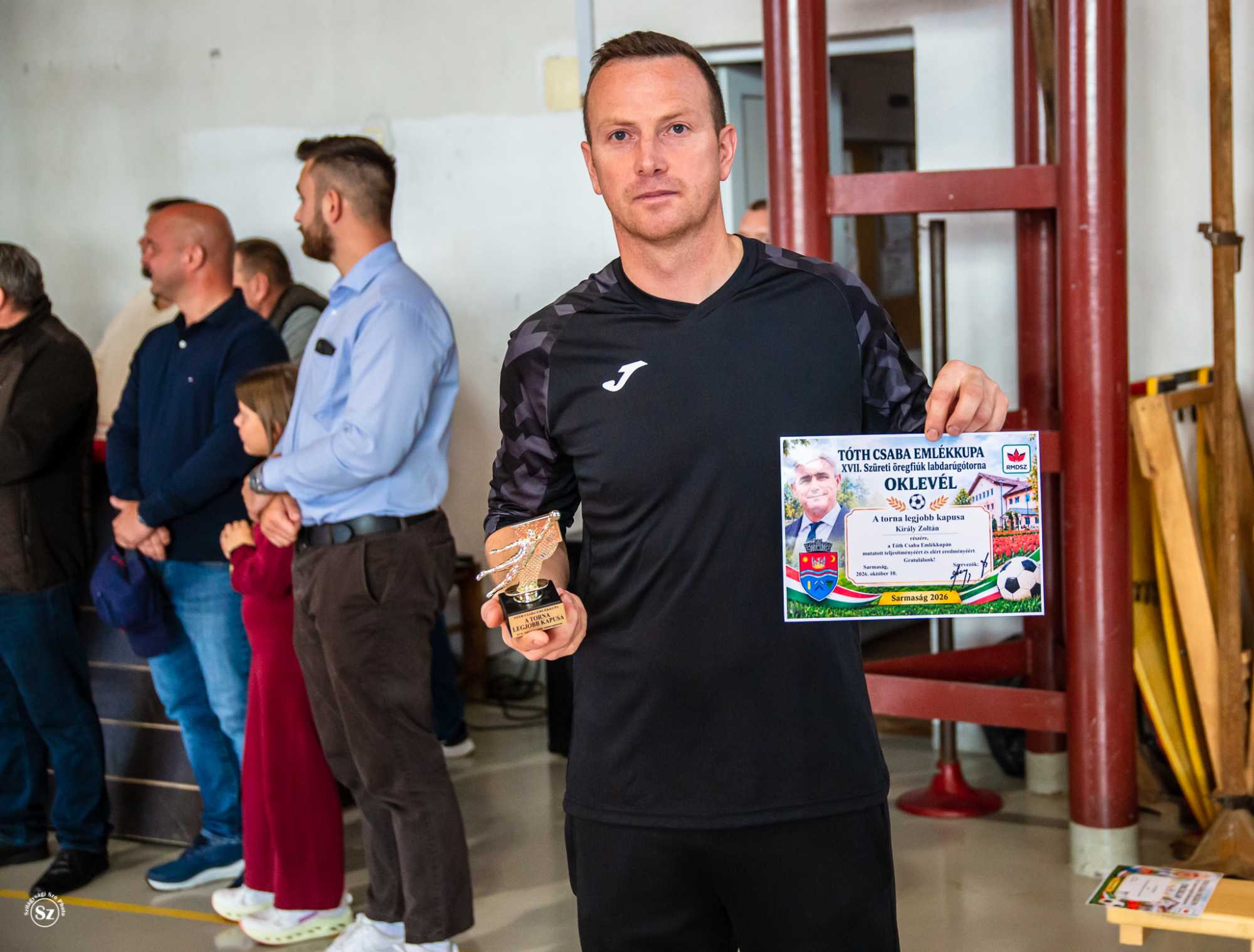 A legjobb kapusnak járó díjat Király Zoltán kapta meg | Fotó: Kulcsár Mária
