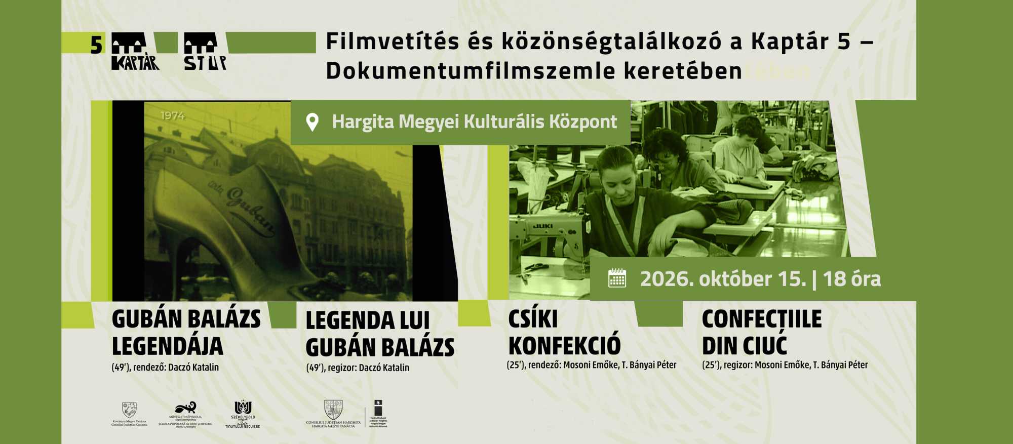 A rendezvény plakátja