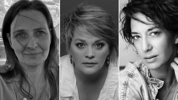 A 12. Filmgalopp szakmai zsűrije (balról jobbra): Czakó Judit, Kacsó Edith, Török-Illyés Orsolya. | Fotó: Filmtettfeszt