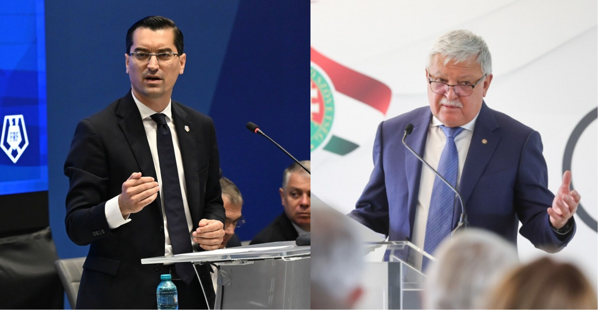 Burleanu és Csányi neve is felmerült a sajtóban | Fotó: FRF és MLSZ