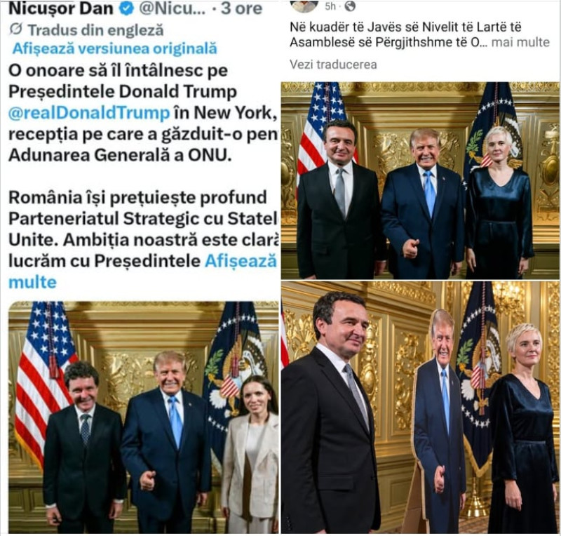 Ez a fotó terjed az interneten | Fotó: képernyőmentés/Digi24