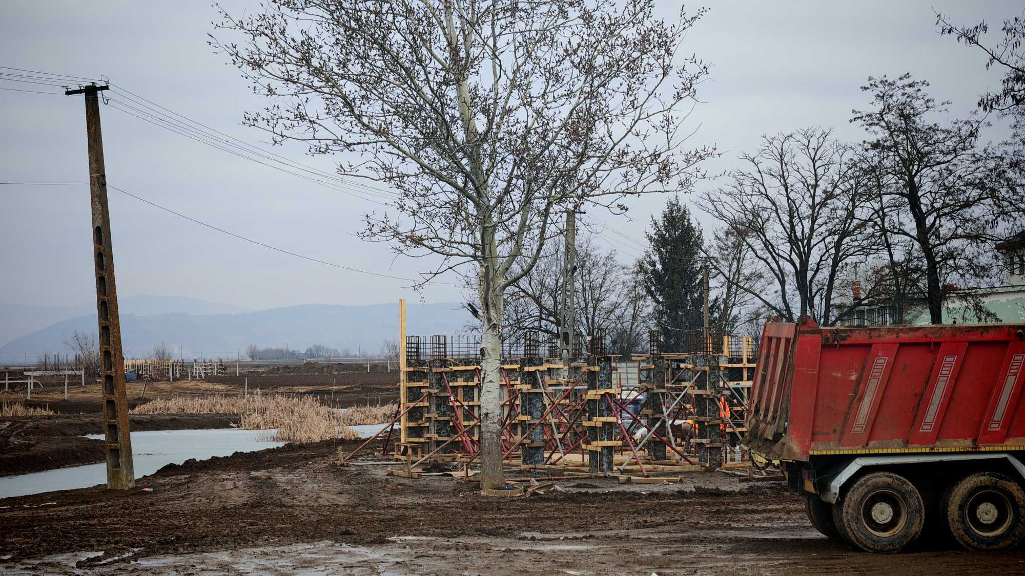 2025. március 4-én még így nézett ki az építkezés. | A szerző felvételei