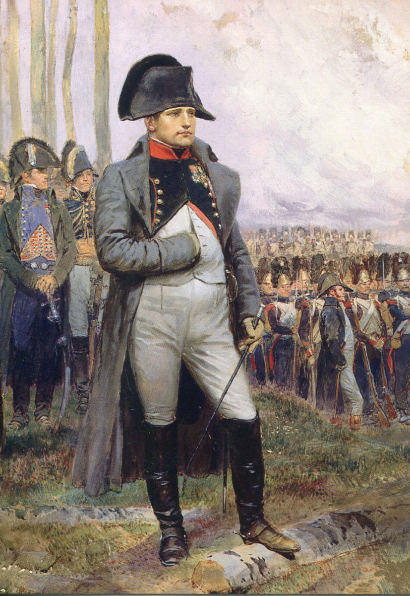 Napóleon 1806-ban, jellegzetes kéztartásával. | Fotó: Wikipedia/Készítette: Édouard Detaille