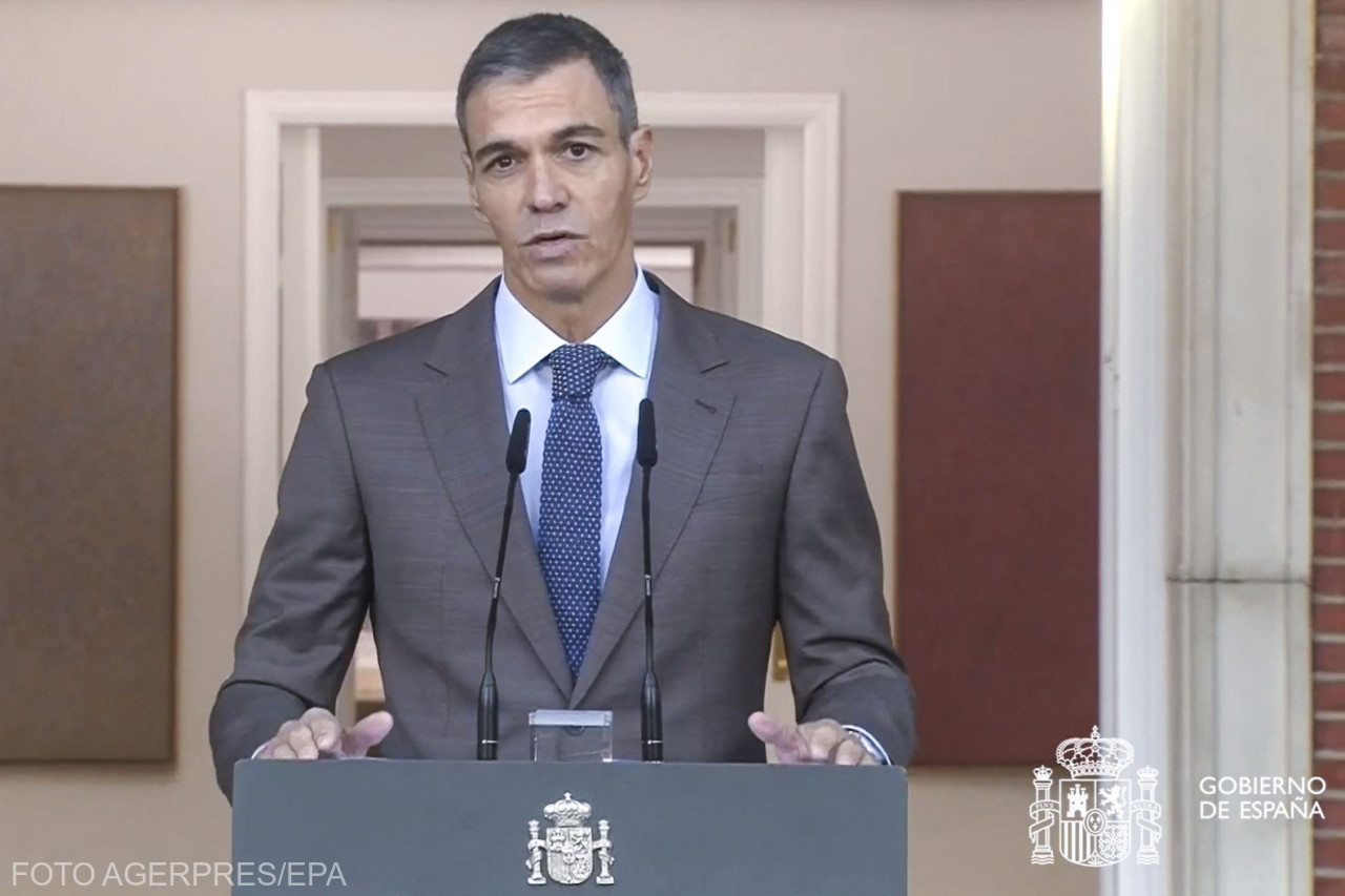 Pedro Sánchez szocialista spanyol miniszterelnök | Fotók: Agerpres/EPA