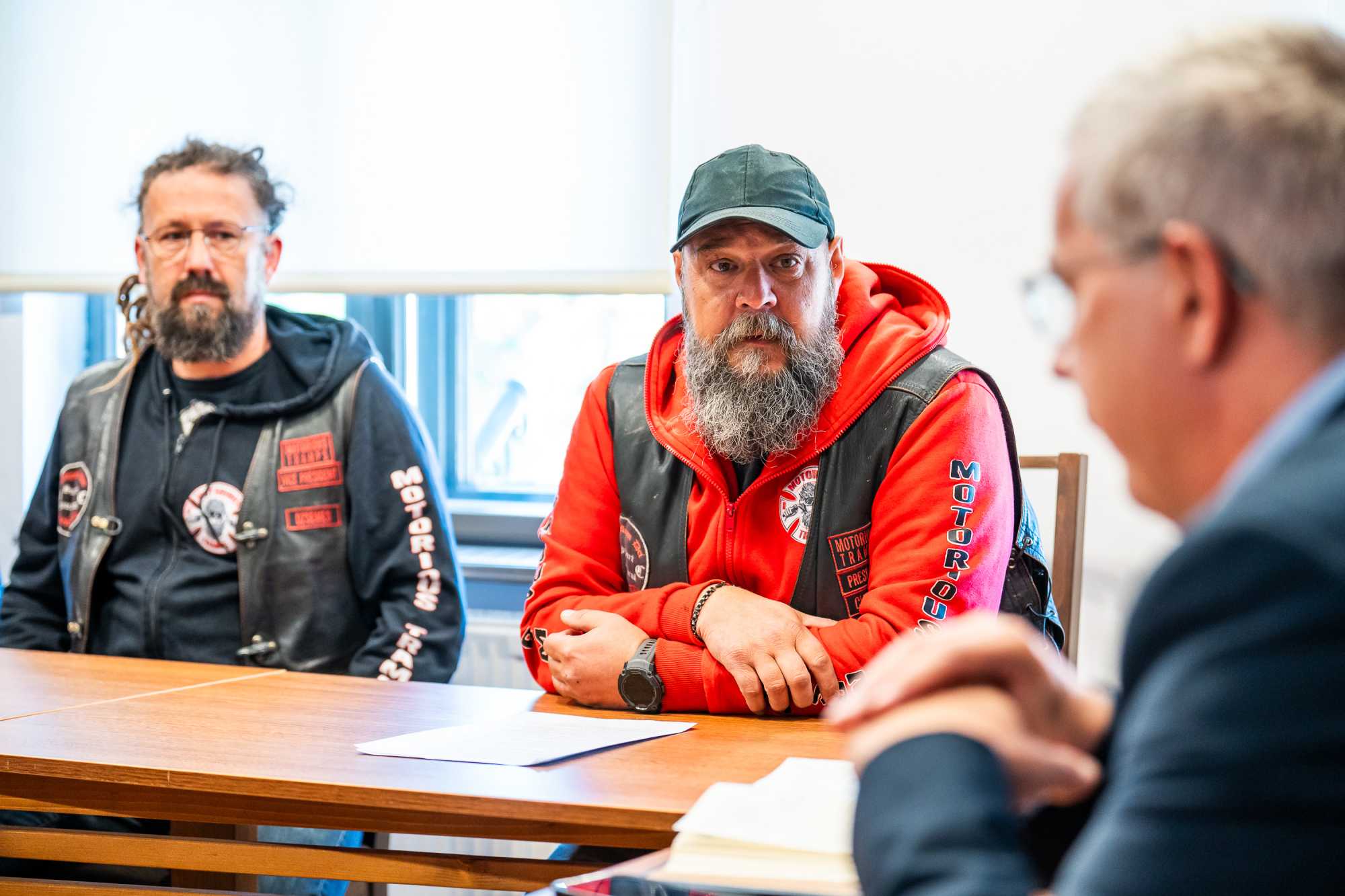 Kovács Zsolt, a Motorious Tramps RC elnöke ismertette a törvény kidolgozásának hátterét | Fotó: Kiss Zsombor 