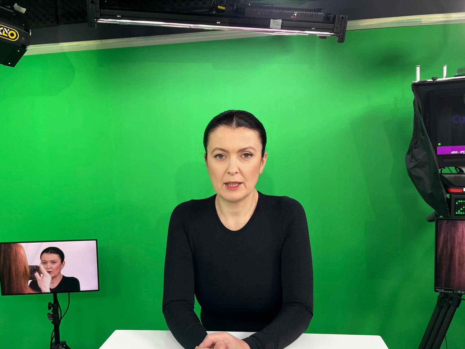 Sorina Matei legutóbb a Gândul szerkesztőségét erősítette Fotó: Sorina Matei Facebook oldala