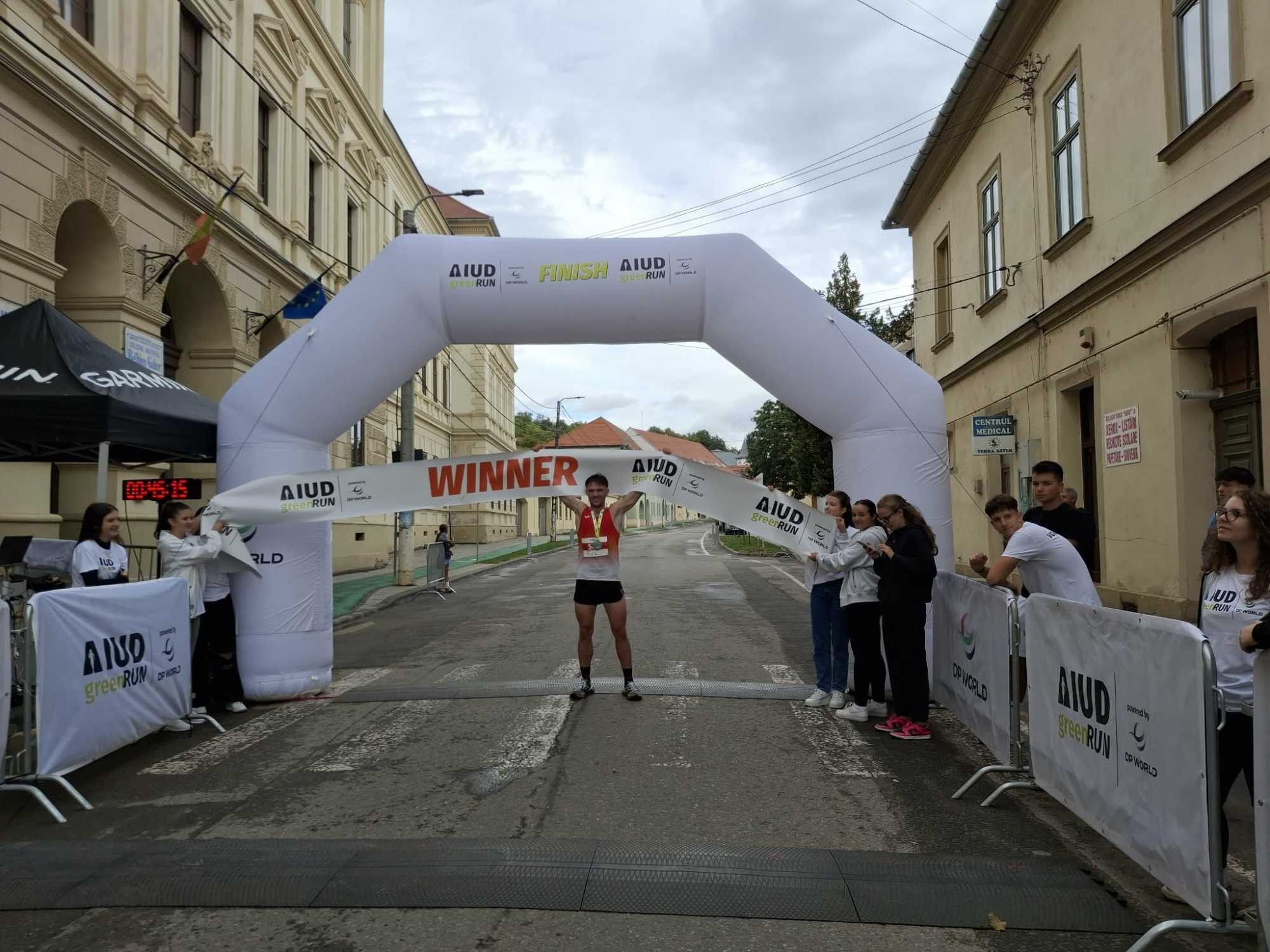 A krosszfutás győztese.