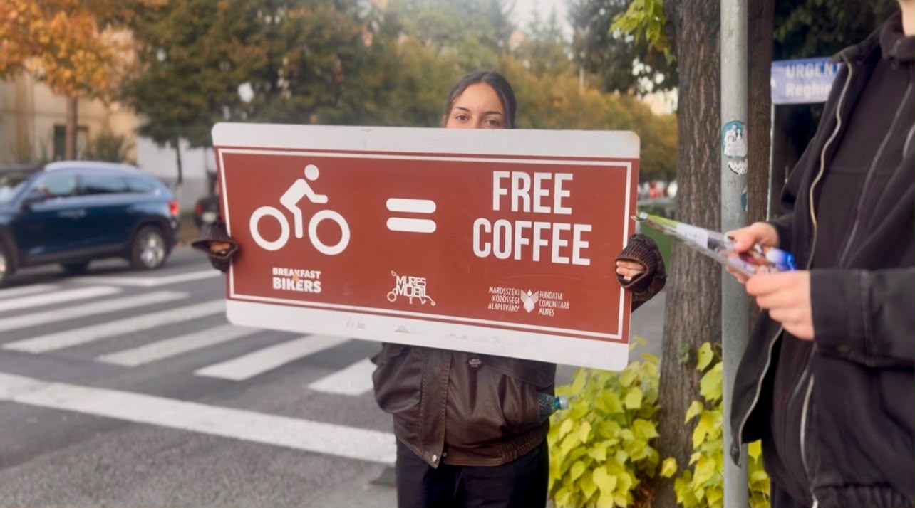 Breakfast 4 bikers Marosvásárhelyen. | Fotó: Maros Megyei Rendőr-főkapitányság  