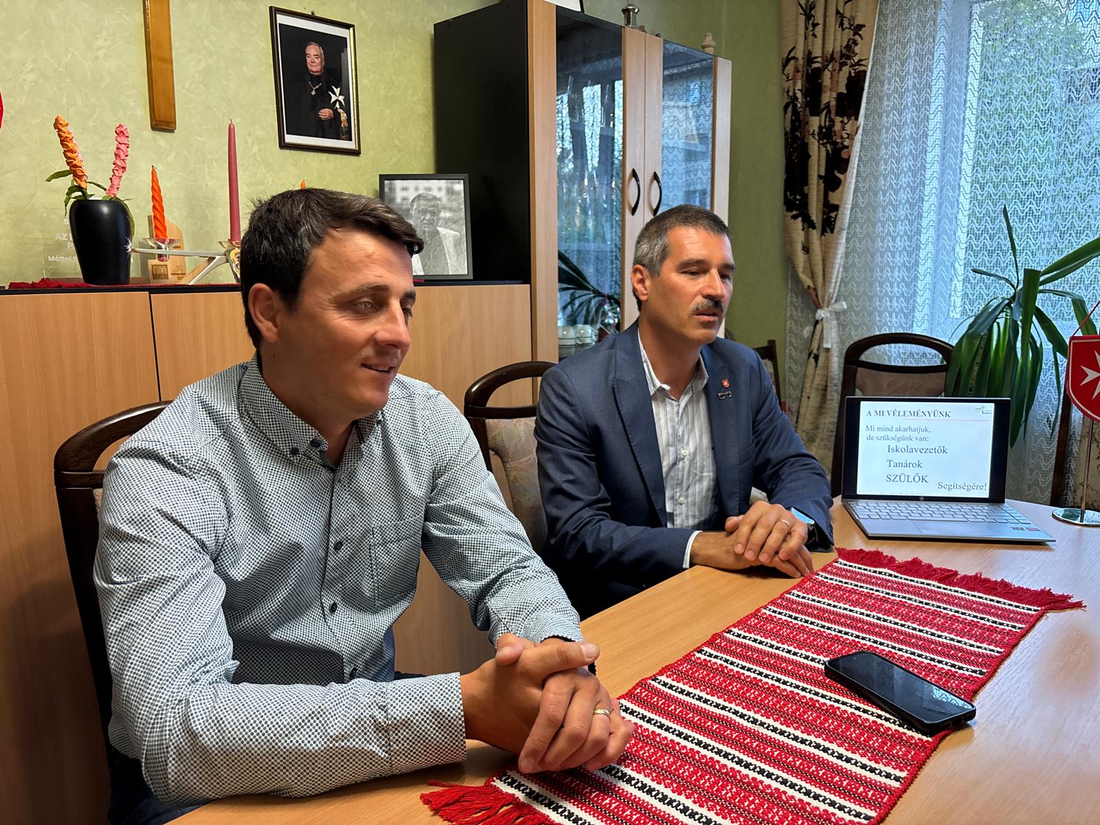 Székely Róbert és dr. Albert András ismertette a program részleteit | Fotó: Máltai Szeretetszolgálat