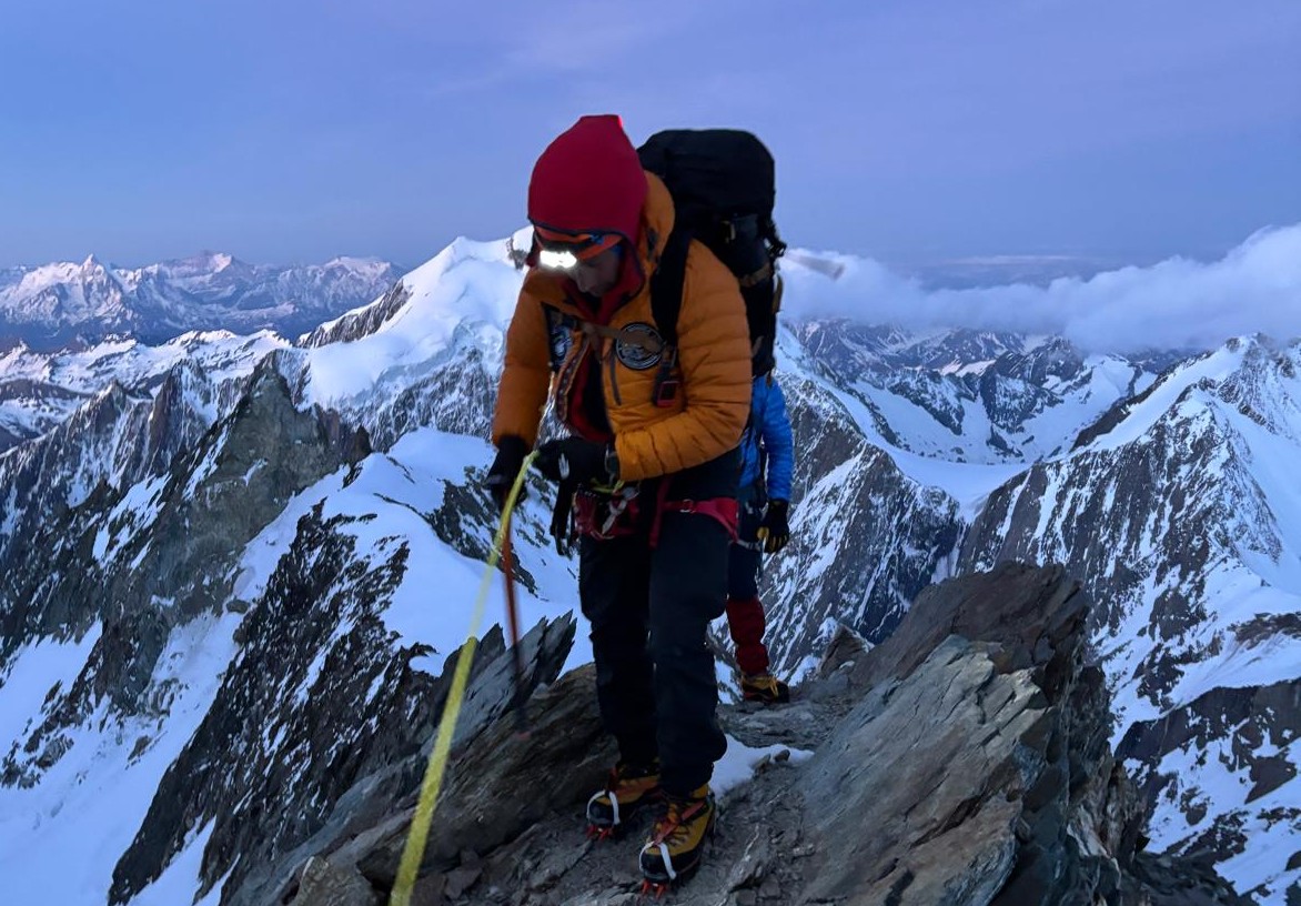 Komoly kihívást jelentett a Mont Blanc.