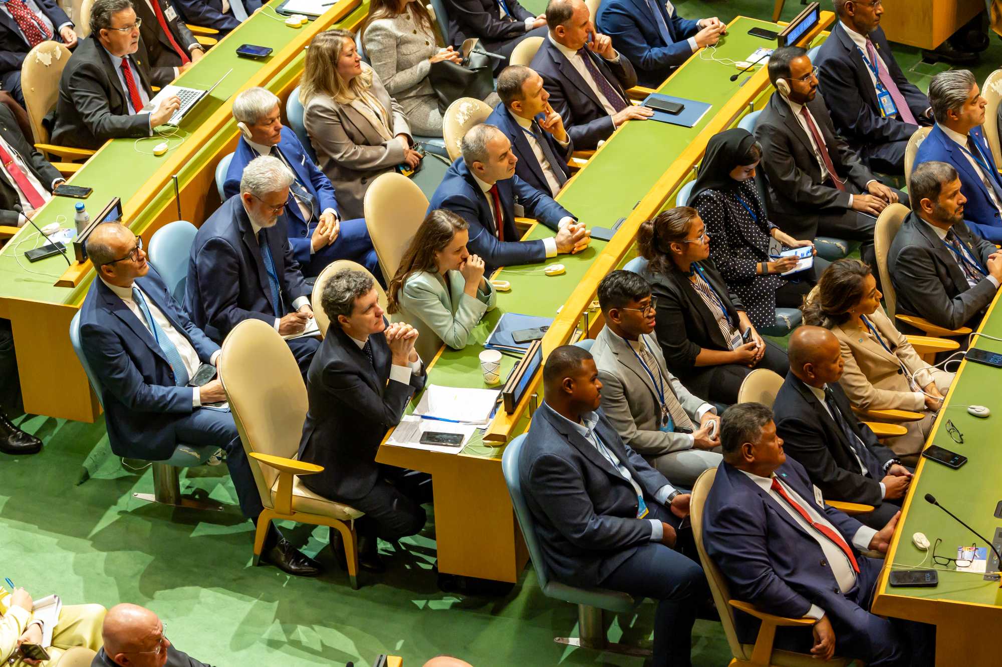 Nicușor Dan az Egyesült Nemzetek Szervezete Közgyűlésének New York-ban zajló, 81. ülésszakán vesz részt. | Fotók: presidency.ro
