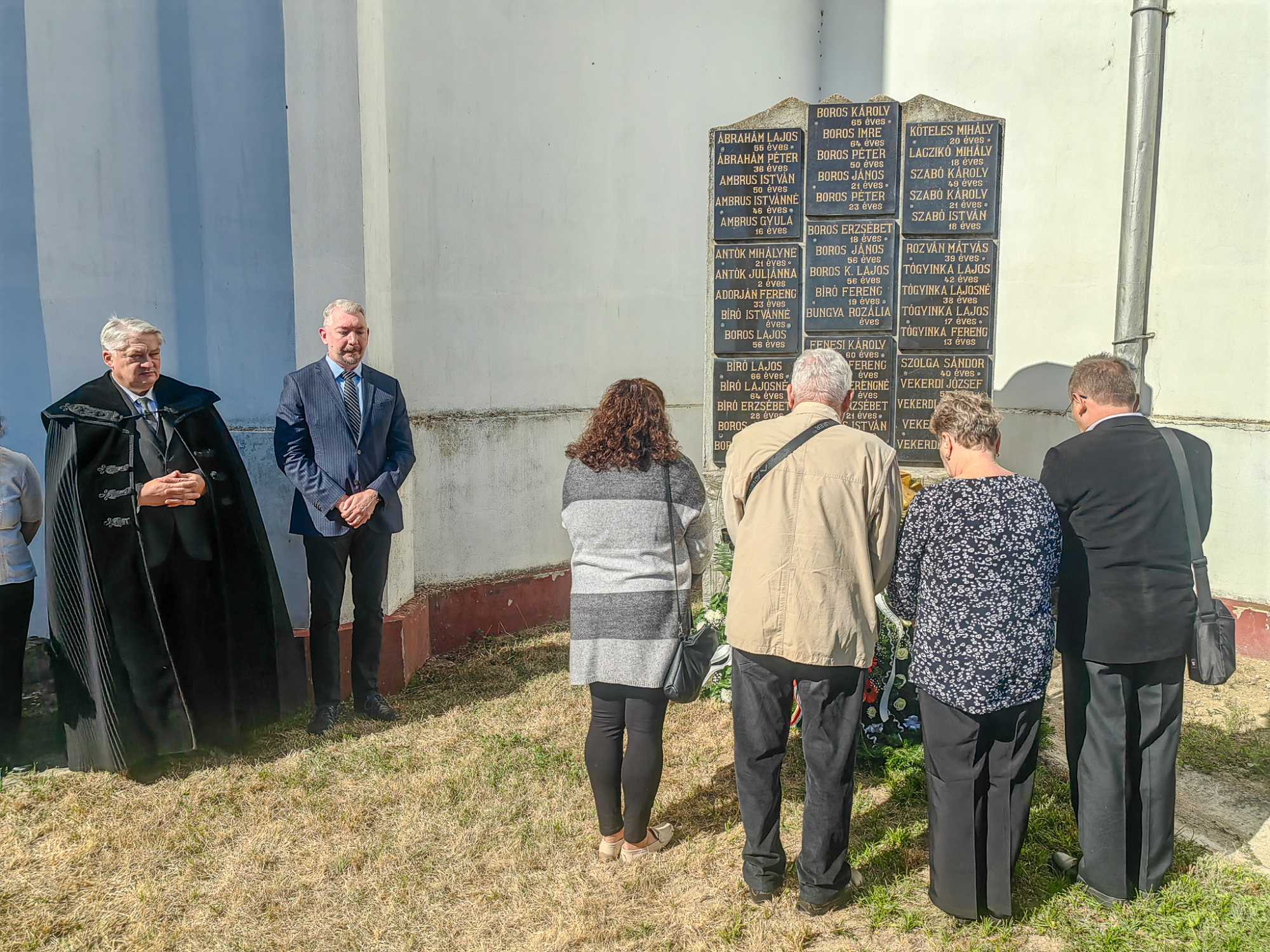 Megemlékezés a Bihar megyei Gyantán. | Fotó: Borsi Balázs