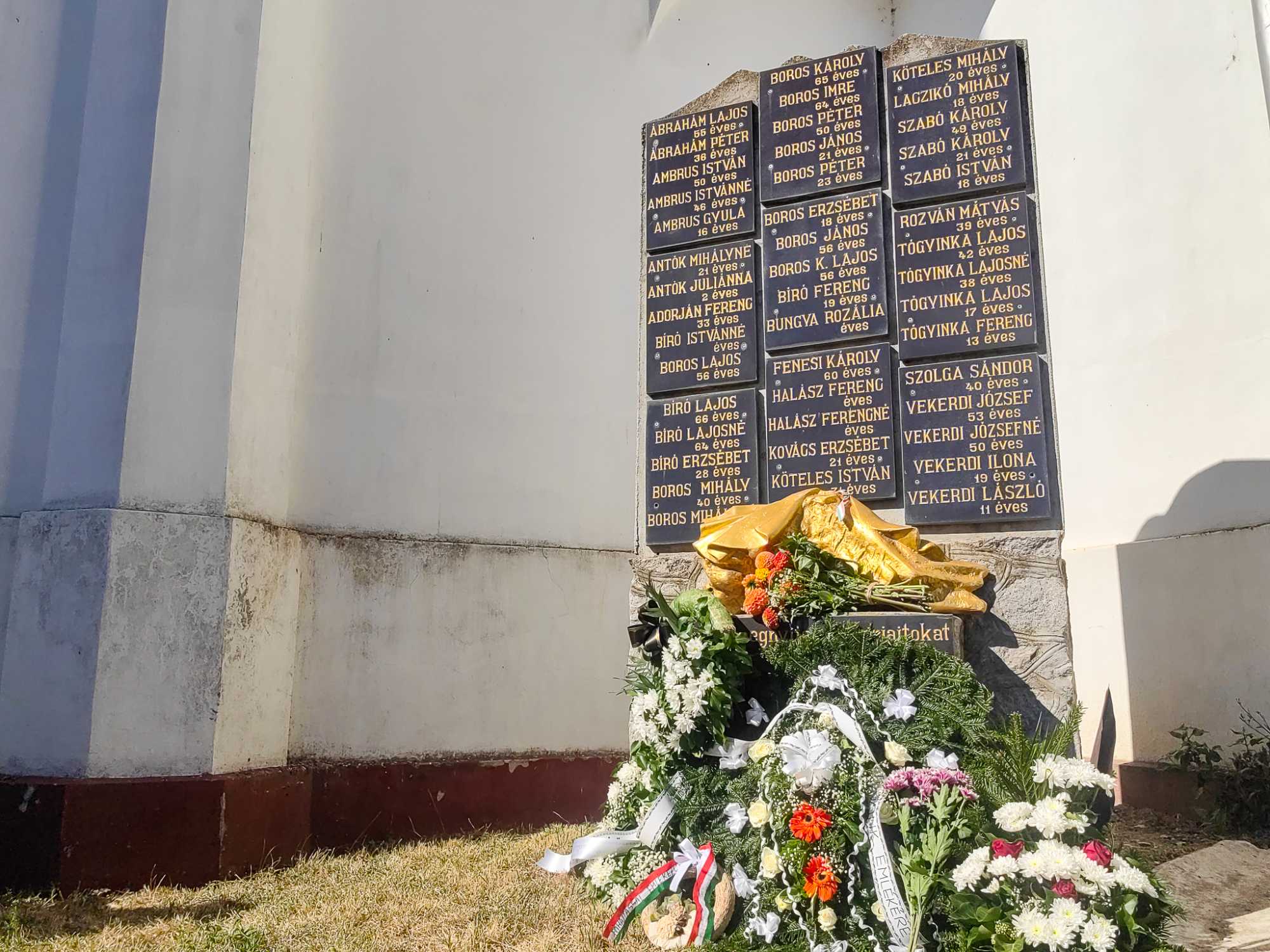 Emlékmű a Bihar megyei Gyantán. | Fotó: Borsi Balázs