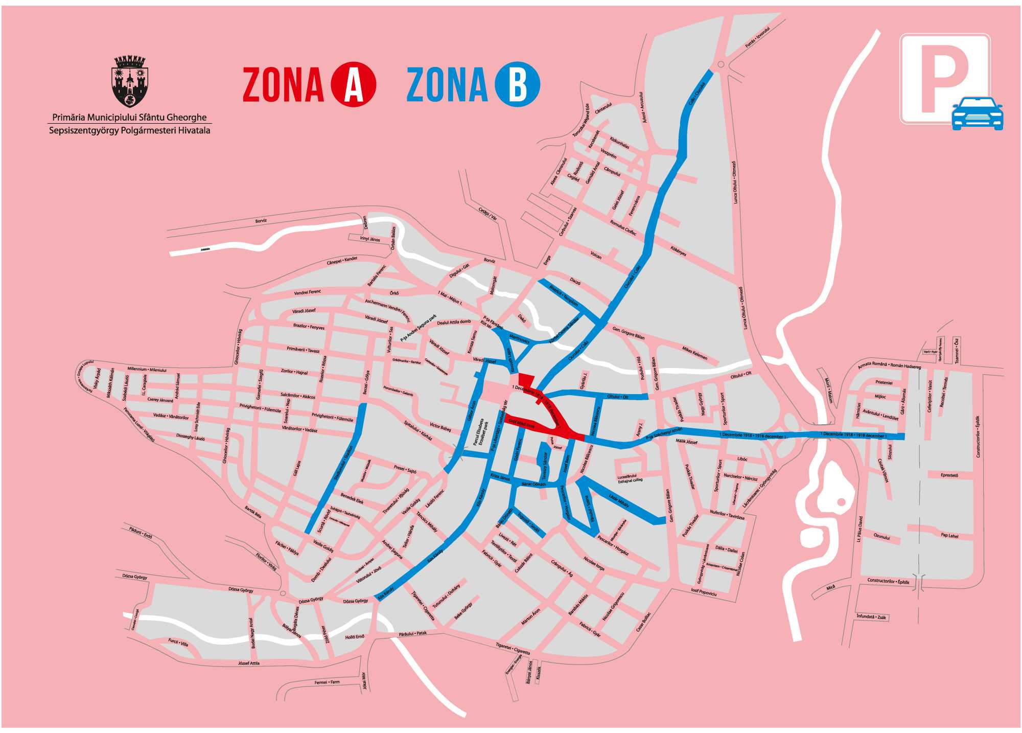 Így alakulnak a parkolási zónák
