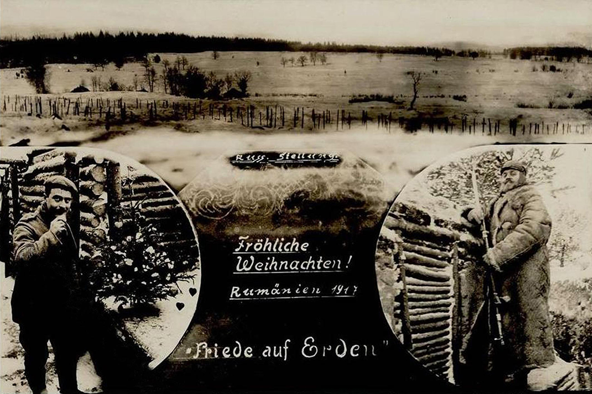 Képeslap, német szöveggel a hátán az Erdélyi Audiovizuális Archívumból