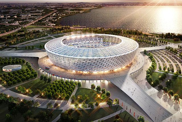 Baki, Olimpiai Stadion, 69 870 néző, új stadion, átadás 2015-ben