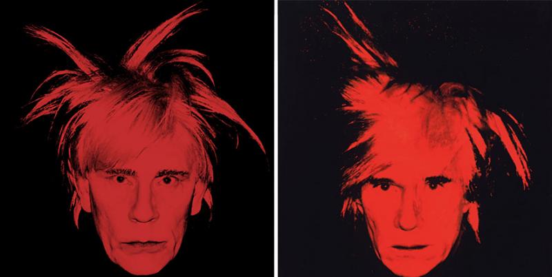 Andy Warhol / Self Portrait (Fright Wig) (1986)
