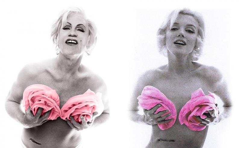 Bert Stern / Marilyn in Pink Roses (from The Last Session, 1962)