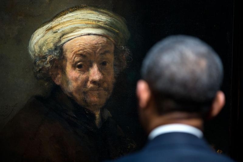 Rembrandt-portréval