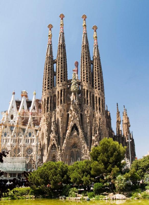 Sagrada Familia, Barcelona, Spanyolország<br />  
