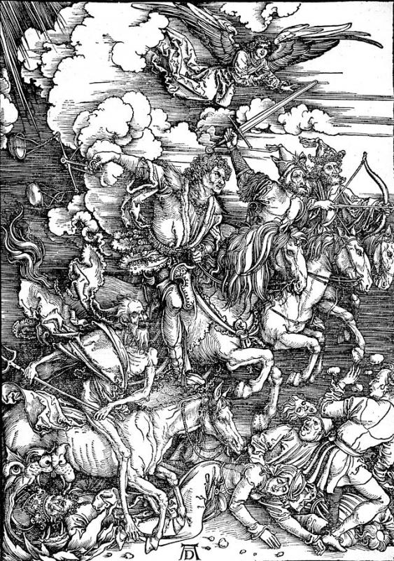 Albrecht Dürer: Az Apokalipszis négy lovasa. 1497-1498