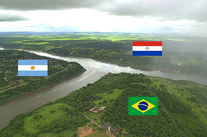 Argentína, Brazília, Paraguay