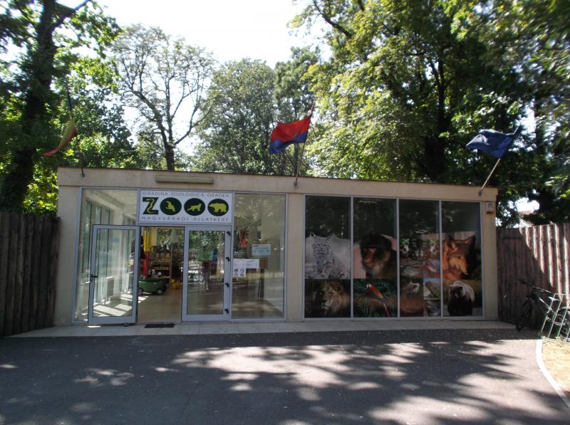 A zoo bejárata