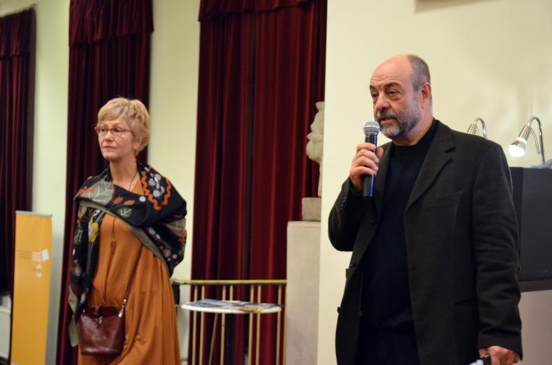 Tompa Gábor színházigazgató nyitotta meg a kiállítást
