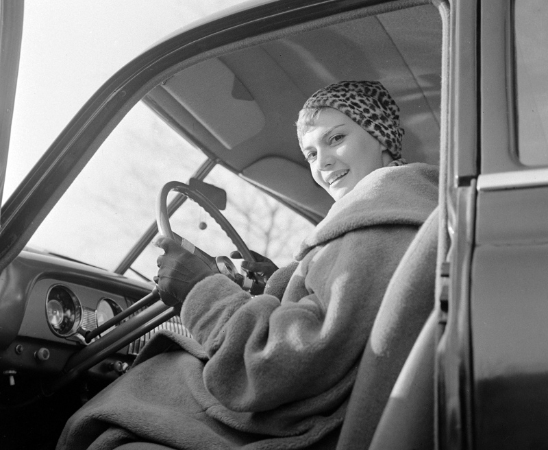 Bara Margit a volán mögött (1959) | fotó: MTI