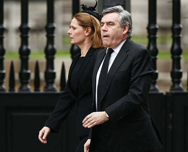 Gordon Brown volt miniszterelnök és neje.