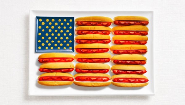 Amerikai Egyesült Államok: hotdog, kechup, mustár
