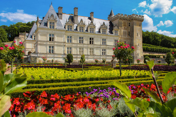 8. Villandry kastély, Franciaország